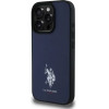 U.S. Polo Assn. US Polo USHCP15XPGEV iPhone 15 Pro Max 6.7 Navy Leather Embroidered DH Color - (USP000151-0)