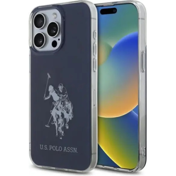 U.S. Polo Assn. US Polo USHCP15XTPUHRBV iPhone 15 Pro Max 6.7 blue/blue Shiny Big Logo - (USP000145-0)