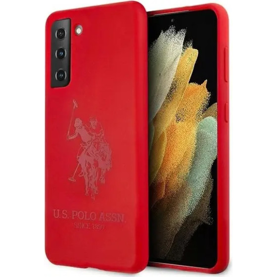 U.S. Polo Assn. US Polo USHCS21MSLHRTRE S21+ G996 czerwony/red Silicone On Tone - (USP000102-0)