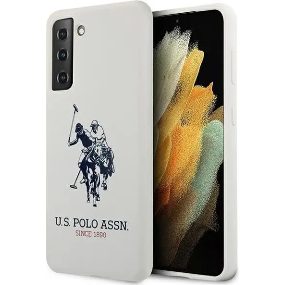 U.S. Polo Assn. US Polo USHCS21SSLHRWH S21 G991 bialy/white Silicone Logo - (USP000107-0)
