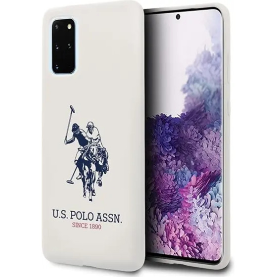 U.S. Polo Assn. US Polo USHCS67SLHRWH S20+ G985 bialy/white Silicone Collection - (USP000017-0)