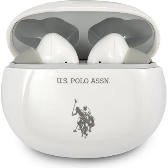 U.S. Polo Assn. US Polo USTWS1WH TWS Bluetooth Headphones - White - (USP000043-0)