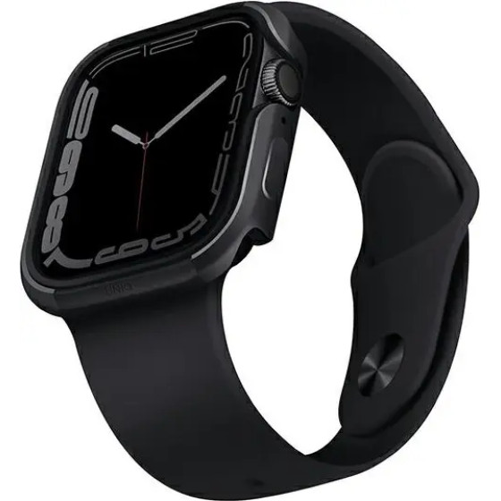 UNIQ case Valencia Apple Watch Series 4/5/6/7/8/SE/SE2 45/44mm. graphite/graphite - (Uni000608-0)