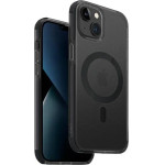 UNIQ Combat case iPhone 14 Plus / 15 Plus 6.7 Magclick Charging black/concrete charcoal - (Uni000727-0)