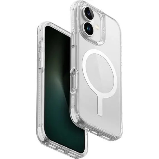UNIQ Combat iPhone 16 6.1 Magclick Charging case white/lume white - (Uni001338-0)