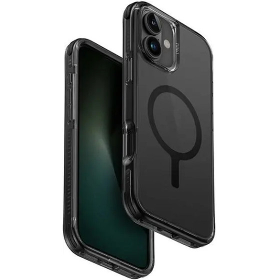 UNIQ Combat iPhone 16 Plus 6.7 case Magclick Charging black/carbon black - (Uni001340-0)