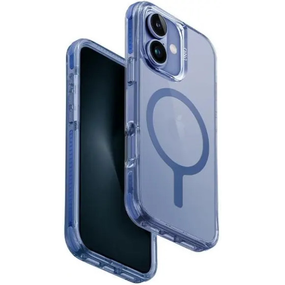 UNIQ Combat iPhone 16 Plus 6.7 Magclick Charging case blue/pearl blue - (Uni001341-0)