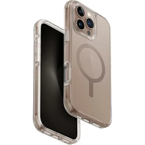 UNIQ Combat iPhone 16 Pro 6.3 Magclick Charging case gold/taupe gold - (Uni001346-0)