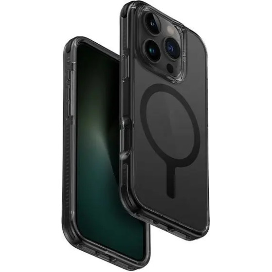 UNIQ Combat iPhone 16 Pro Max 6.9 case Magclick Charging black/carbon black - (Uni001350-0)
