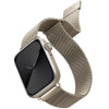 UNIQ Dante Stainless Steel strap for Apple Watch 1/2/3/4/5/6/7/8/SE/SE2 38/40/41mm - beige - (Uni000636-0)