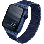 UNIQ Dante Stainless Steel Strap for Apple Watch 1/2/3/4/5/6/7/8/SE/SE2 38/40/41mm - Blue - (Uni000362-0)