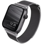 UNIQ Dante Stainless Steel strap for Apple Watch 1/2/3/4/5/6/7/8/SE/SE2 38/40/41mm - graphite - (Uni000363-0)