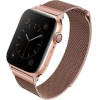 UNIQ Dante Stainless Steel Strap for Apple Watch 1/2/3/4/5/6/7/8/SE/SE2 38/40/41mm - Rose Gold - (Uni000056-0)