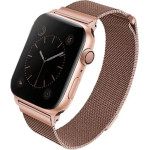 UNIQ Dante Stainless Steel Strap for Apple Watch 1/2/3/4/5/6/7/8/SE/SE2 38/40/41mm - Rose Gold - (Uni000056-0)
