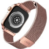 UNIQ Dante Stainless Steel Strap for Apple Watch 1/2/3/4/5/6/7/8/SE/SE2 38/40/41mm - Rose Gold - (Uni000056-0)