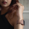 UNIQ Dante Stainless Steel Strap for Apple Watch 1/2/3/4/5/6/7/8/SE/SE2 38/40/41mm - Rose Gold - (Uni000056-0)