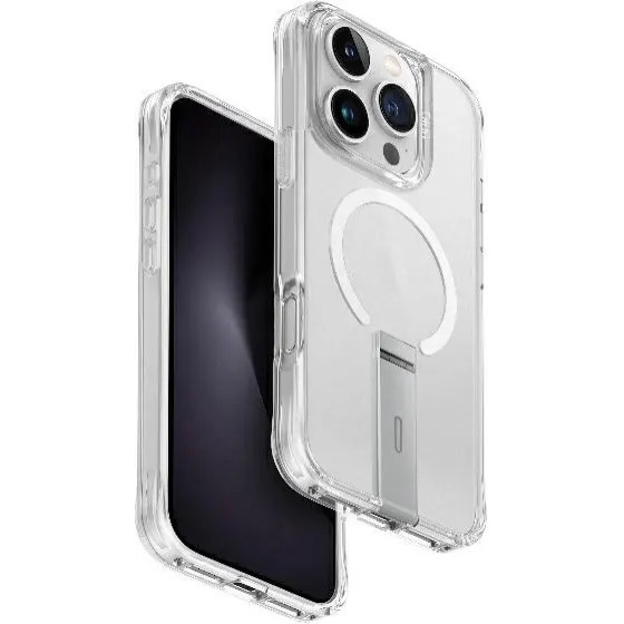 UNIQ Eleva with Vertica Stand Case for iPhone 16 Pro - Transparent - (Uni001380-0)