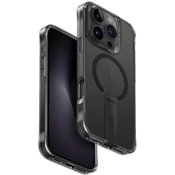 UNIQ Eleva with Vertica Stand for iPhone 16 Pro - Black - (Uni001381-0)