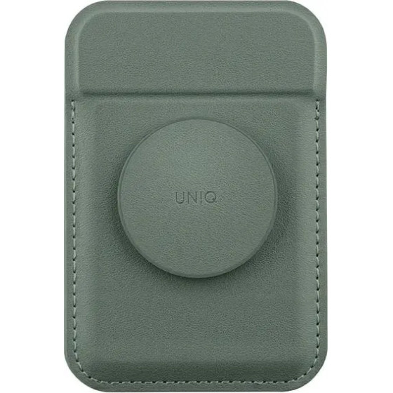 UNIQ Flixa Magnetic Card Wallet with Stand Green/Lichen Green MagSafe - (Uni001088-0)