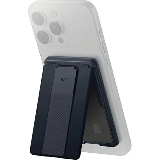 UNIQ Heldro ID magnetic wallet with support and band - navy blue - (Uni001153-0)