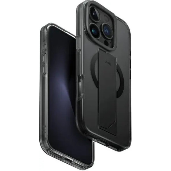 UNIQ Heldro Max iPhone 16 Pro 6.3 Magclick Charging Case Black/Vapour Smoke - (Uni001457-0)