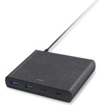 UNIQ HUB Surge LITHOS Collective 90W 2xUSB-A QC 3.0 / 2xUSB-C PD 3.0 - black - (Uni000004-0)
