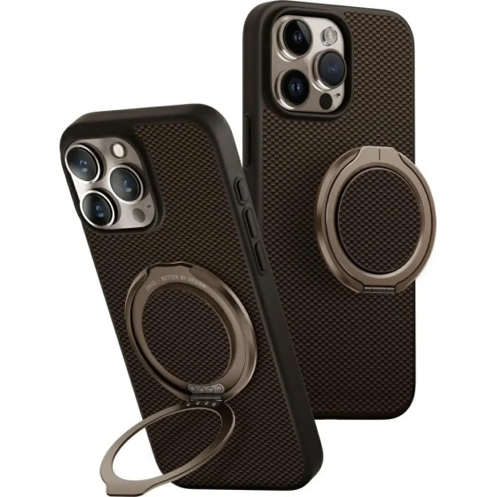 UNIQ Keva Air Magclick Charging GripFit Case for iPhone 16 Pro Max - Brown - (Uni001516-0)