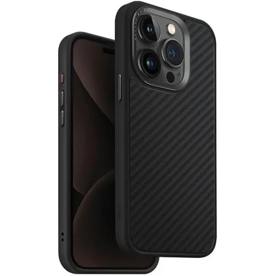 UNIQ Keva Magclick Charging case for iPhone 15 Pro - black - (Uni000998-0)