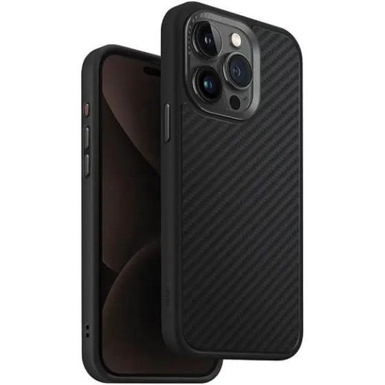 UNIQ Keva Magclick Charging case for iPhone 15 Pro Max - black - (Uni001015-0)