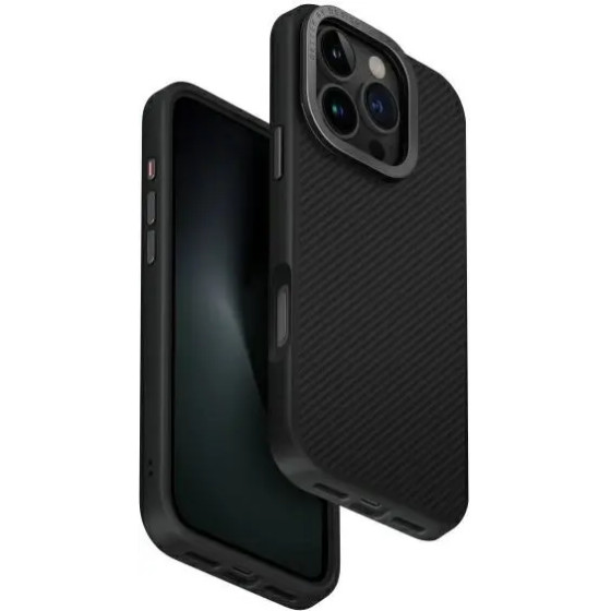 UNIQ Keva Max Magclick Charging Case for iPhone 16 Pro - Black - (Uni001283-0)