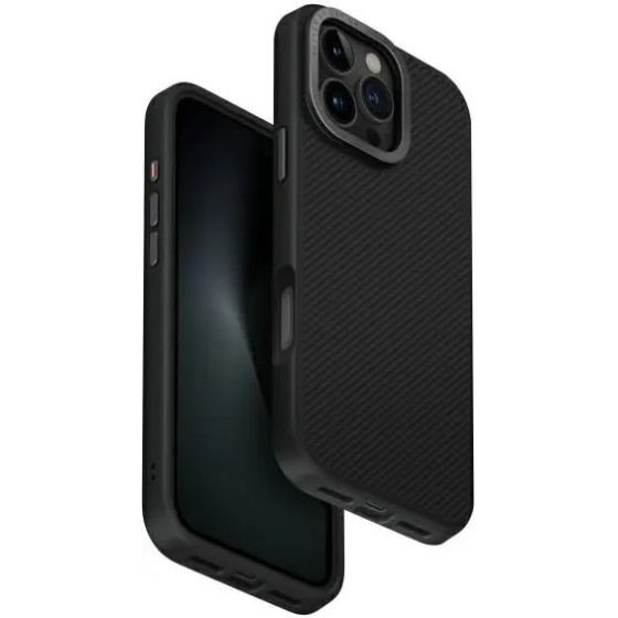 UNIQ Keva Max Magclick Charging Case for iPhone 16 Pro Max - Black - (Uni001311-0)
