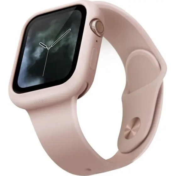 UNIQ Lino case for Apple Watch 4 / 5 / 6 / SE 44mm - pink - (Uni000014-0)