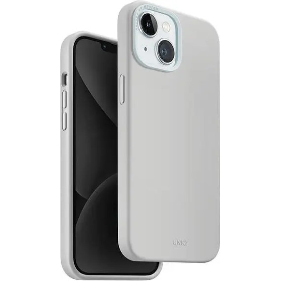 UNIQ Lino Hue Magclick Charging case for iPhone 15 - light gray - (Uni000983-0)