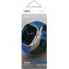 UNIQ Linus Airosoft Silicone Strap for Apple Watch 1/2/3/4/5/6/7/8/SE/SE2/Ultra 42/44/45/49mm - Blue - (Uni000919-0)