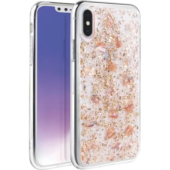 UNIQ Lumence Clear case for iPhone Xs Max - pink and gold - (Uni000173-0)