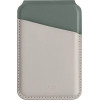 UNIQ Lyden DS magnetic RFID wallet with phone stand - beige and green - (Uni001209-0)