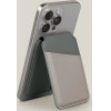 UNIQ Lyden DS magnetic RFID wallet with phone stand - beige and green - (Uni001209-0)