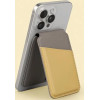 UNIQ Lyden DS magnetic RFID wallet with phone stand - yellow-gray - (Uni001211-0)