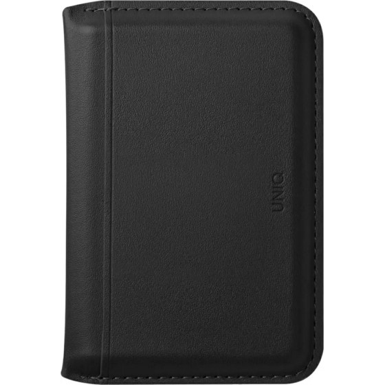 UNIQ Lyden DS RFID Magnetic Wallet with Phone Stand - Black - (Uni001536-0)