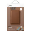 UNIQ Lyden DS RFID Magnetic Wallet with Phone Stand - Brown - (Uni001535-0)