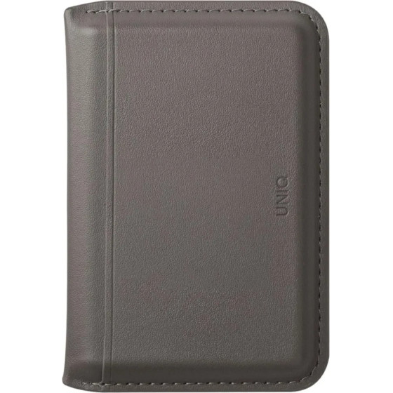UNIQ Lyden DS RFID Magnetic Wallet with Phone Stand - Gray - (Uni001537-0)