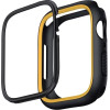 UNIQ Moduo case for Apple Watch 4/5/6/7/8/SE/SE2 40/41mm - black and mustard - (Uni000697-0)