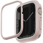 UNIQ Moduo case for Apple Watch 4/5/6/7/8/SE/SE2 44/45mm - pink and white - (Uni000703-0)