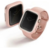 UNIQ Moduo case for Apple Watch 4/5/6/7/8/SE/SE2 44/45mm - pink and white - (Uni000703-0)