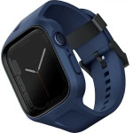 UNIQ Monos 2 in 1 Set Strap + Case for Apple Watch 45 / 44 mm - Blue - (Uni000689-0)