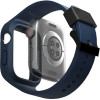 UNIQ Monos 2 in 1 Set Strap + Case for Apple Watch 45 / 44 mm - Blue - (Uni000689-0)