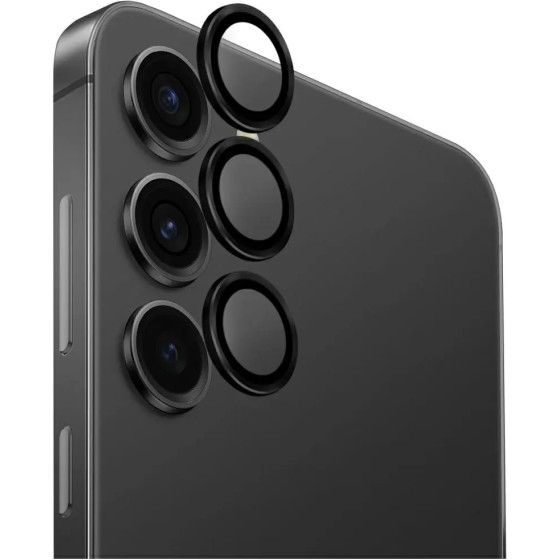 UNIQ Optix Aluminum Camera Lens for Samsung Galaxy S25+ - Black - (Uni001497-0)
