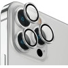 UNIQ Optix Aluminum Camera Lens Protector for iPhone 14 Pro / 14 Pro Max camera lens with applicator - silver - (Uni001182-0)
