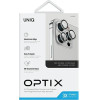 UNIQ Optix Aluminum Camera Lens Protector for iPhone 14 Pro / 14 Pro Max camera lens with applicator - silver - (Uni001182-0)