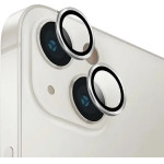 UNIQ Optix Aluminum Camera Lens Protector for iPhone 14/14 Plus camera lens with applicator - silver - (Uni001181-0)